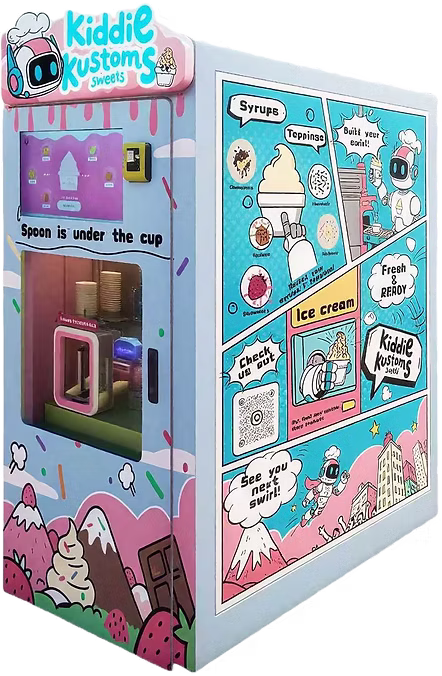 Ice cream vending machine